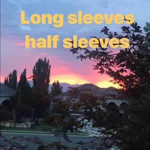 Long sleeves half sleeves